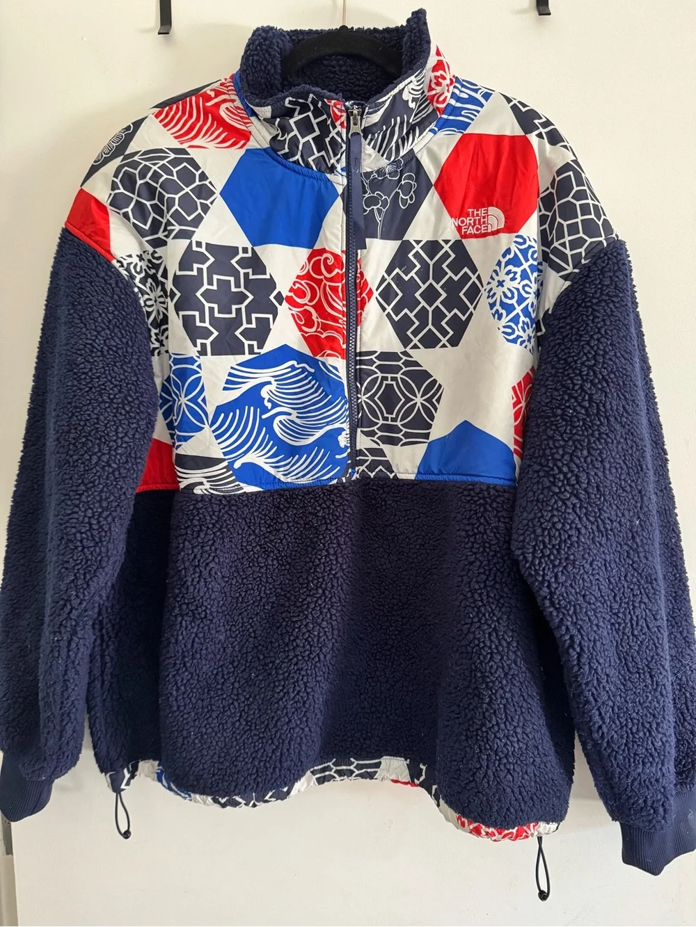 The North Face 1996 Retro Nuptse IC Geo Print Jacket. Men’s XL. Rare